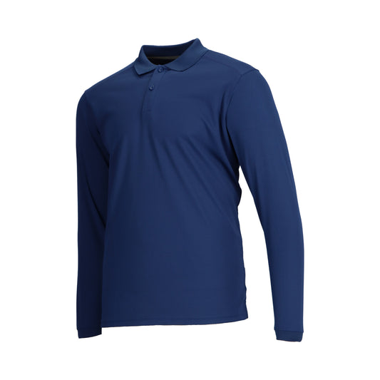 Polera Dryfit Cuello Pique Manga Larga