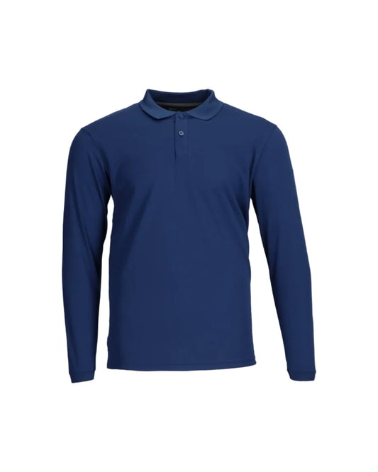 Polera Dryfit Cuello Pique Manga Larga
